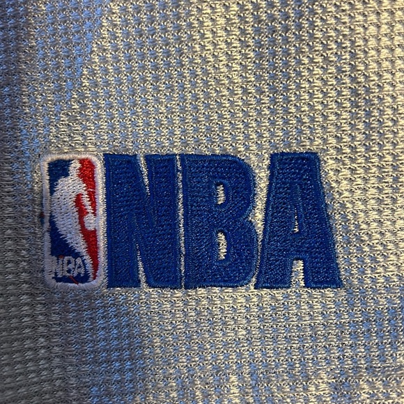 VINTAGE NBA Elevation Shorts Mens M Gray Basketball Pockets Drawstring - Picture 6 of 7